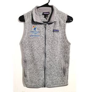 Patagonia Better Sweater 25886 Fleece Vest Embroidered Logo Gray Medium